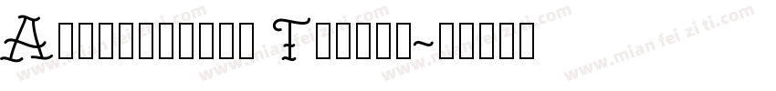 Aavesthrava Tattoo字体转换